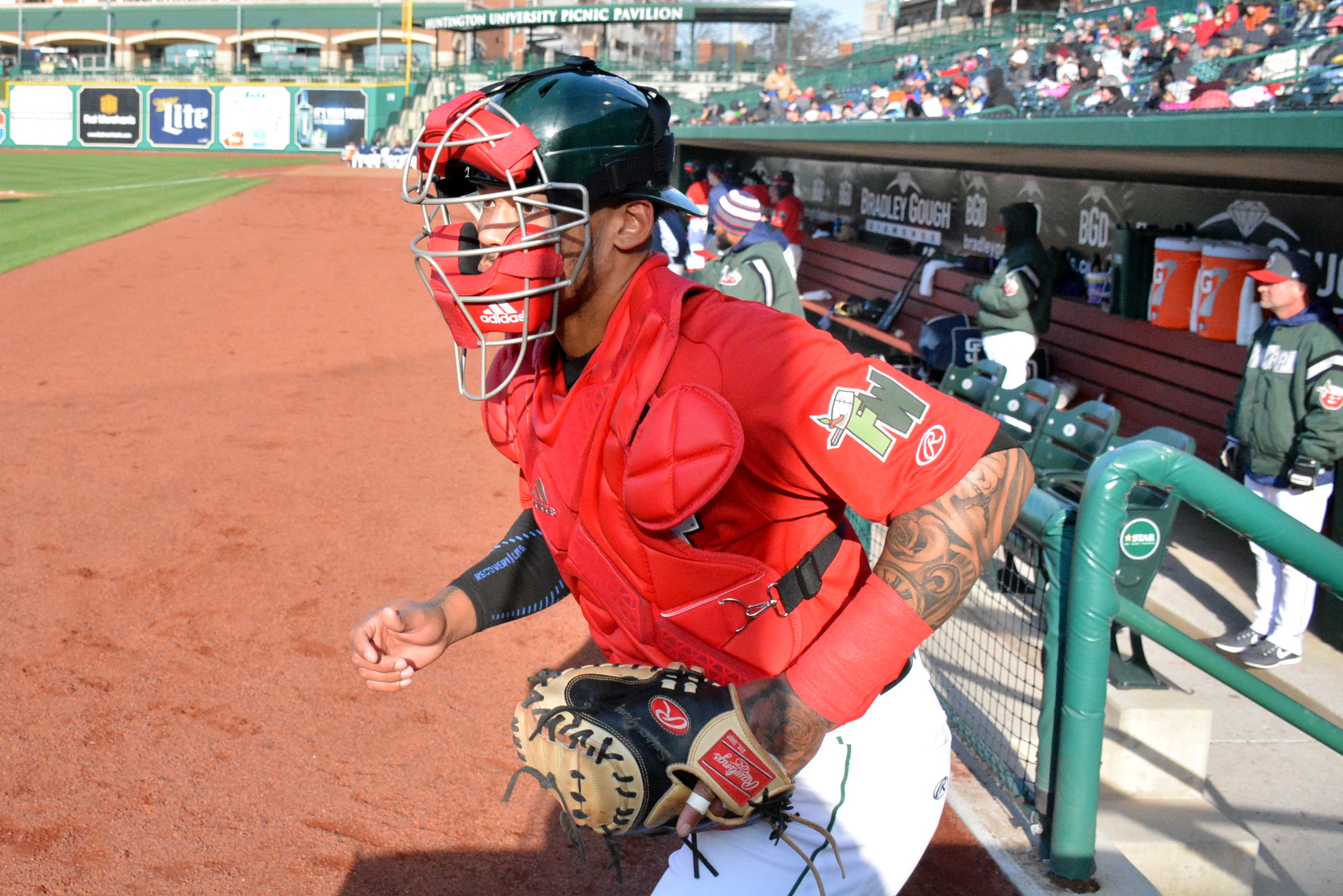 Fort Wayne TinCaps catcher Luis Campusano relatively new to position